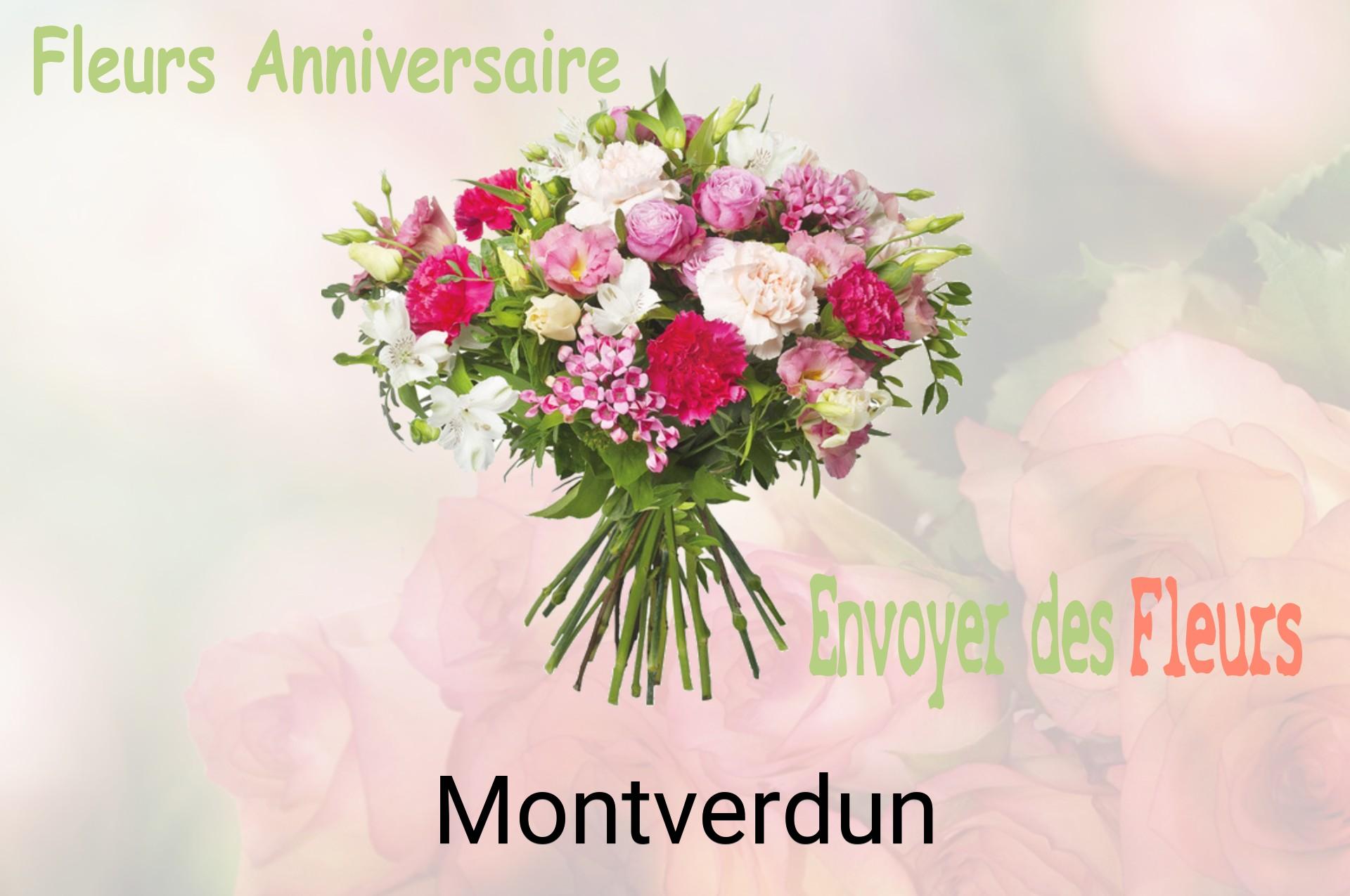 Bouquet de fleurs d’anniversaire livré à Montverdun