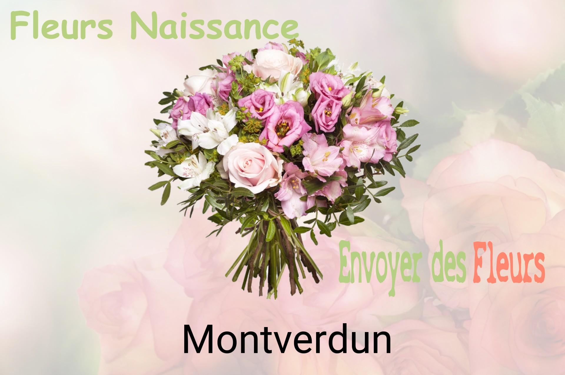 Bouquet de fleurs de naissance livré à Montverdun